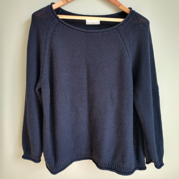 Old Navy Sweaters - Navy Blue Cotton Sweater